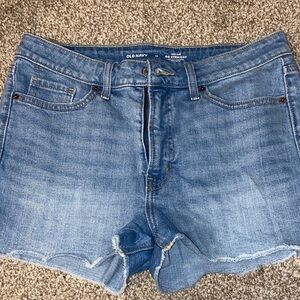 Old Navy High Rise Light Blue Denim Cutoff Shorts